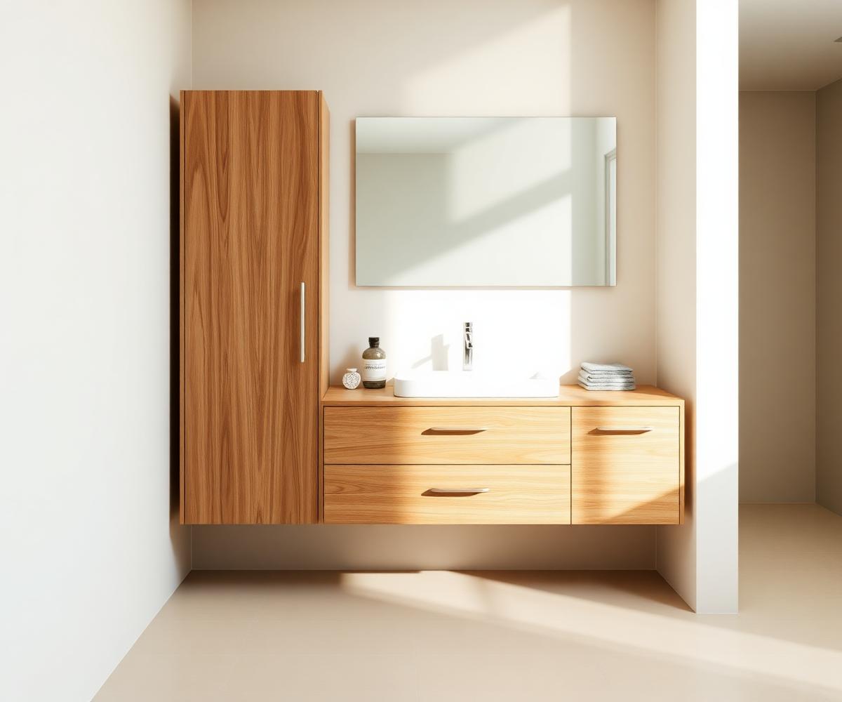 Mueble de baño flotante